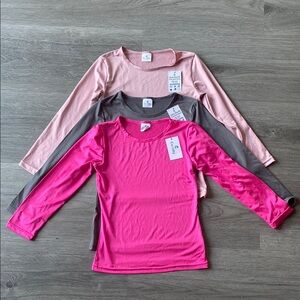 Colorful Long Sleeve Tops Set
